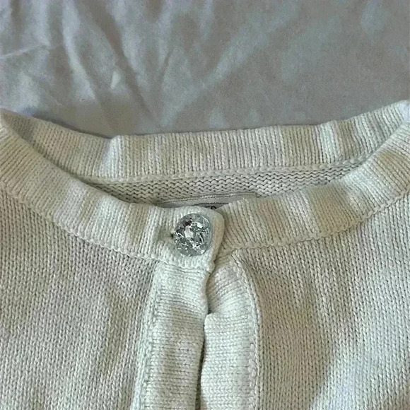 Gymboree -  long sleeve cropped dress up sweater. Size 3. - Picture 3 of 4